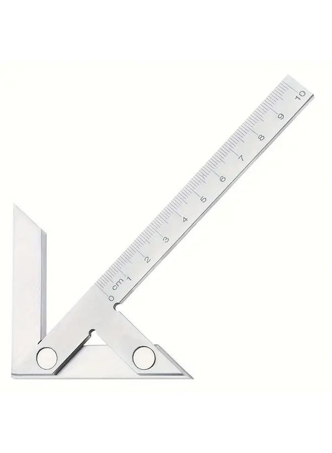 Carbon Steel Woodworking Square Ruler 45 90 Degree Angle Center Finder Precision Marking T Rule - Image 5