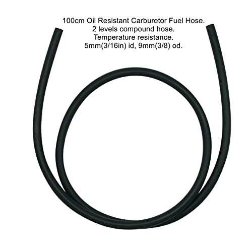 YAMAKATO Generator Fuel Line Kit 3/16 for Small Engine Champion Honda Predator Coleman Generac Mini Bike w/Clamps - Image 3