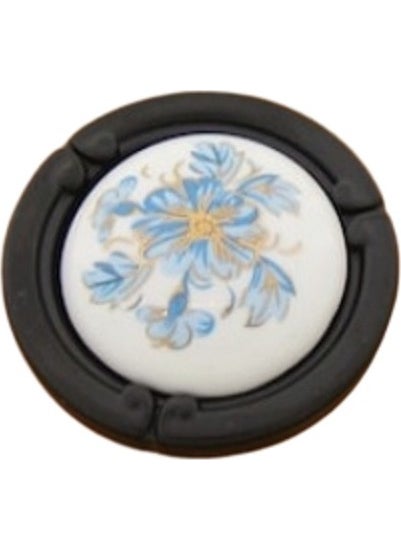 AZM Porcelain Handle New Elegant Matte Black Blue Cabinet Drawer Furniture Knob 