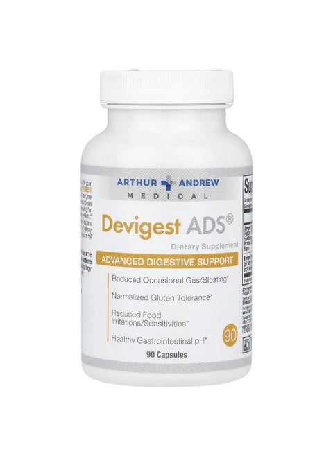 Arthur Andrew Medical, Devigest ADS, Advanced Digestive Support,  90 Capsules