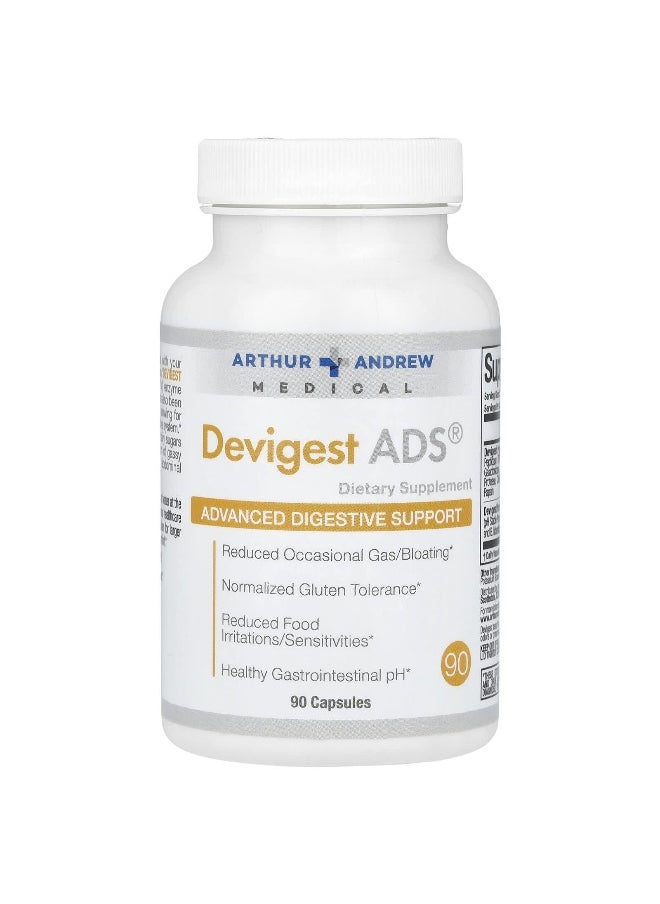 Arthur Andrew Medical Arthur Andrew Medical, Devigest ADS, Advanced Digestive Support,  90 Capsules  - Image 1