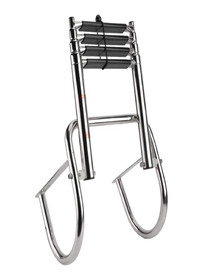 NovelBee 4 Step Inboard Boat Ladder,Stainless Steel Telescoping Step Ladder Folding Dock Ladder for Marine Boat Yacht Swimming Pool - Image 5