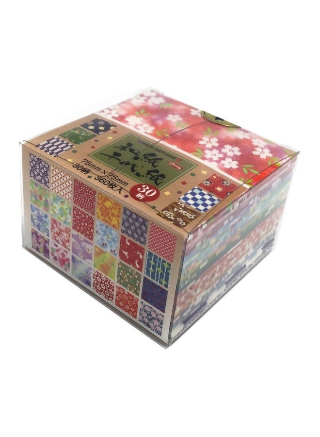 Aitoh Origami Paper X 3-Inch 360 Sheets-Assorted Colors - Image 1