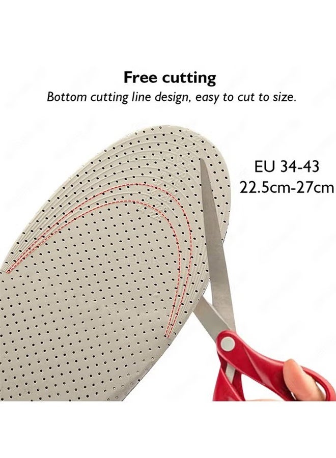 Happy D 1 Pair Height Increase Insoles, Memory Foam Unisex Full-Length Invisible Heel Lift Inserts (2cm) - Image 5