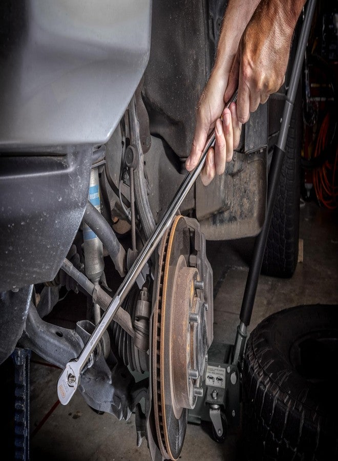 GEARWRENCH 1/2" Drive 120XP Full Polish Chrome Extra Long Handle Teardrop Ratchet | 81364XP - Image 4