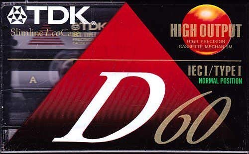 TDK أشرطة كاسيت TDK D60 لمدة 60 دقيقة: عبوة 5 - Image 3