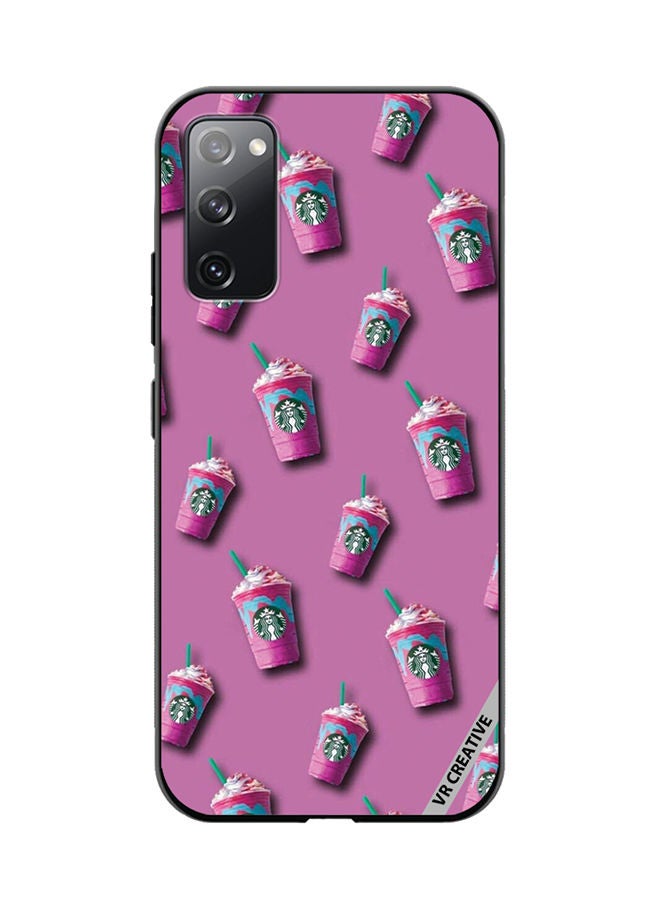 VR CREATIVE Protective Case Cover For Samsung Galaxy S20 FE 5G Starbucks Design Multicolour - Image 1