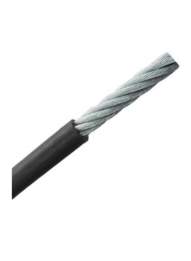 Empera Empera Gym Machine Wire Rope PU Coated Cable Inside Steel Black5 MM 10 Meter  - Image 2
