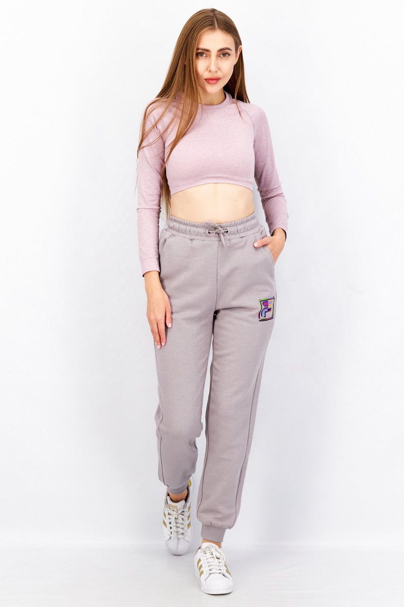 FILA Women Sportswear Fit Bex High Waist Sweatpants, Gull - Image 3