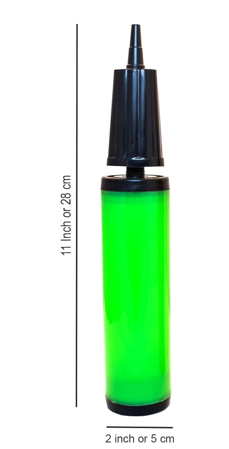 HK balloons Double Action Fast Plastic Balloon Pump - 1 Piece|Multicolor - Image 4