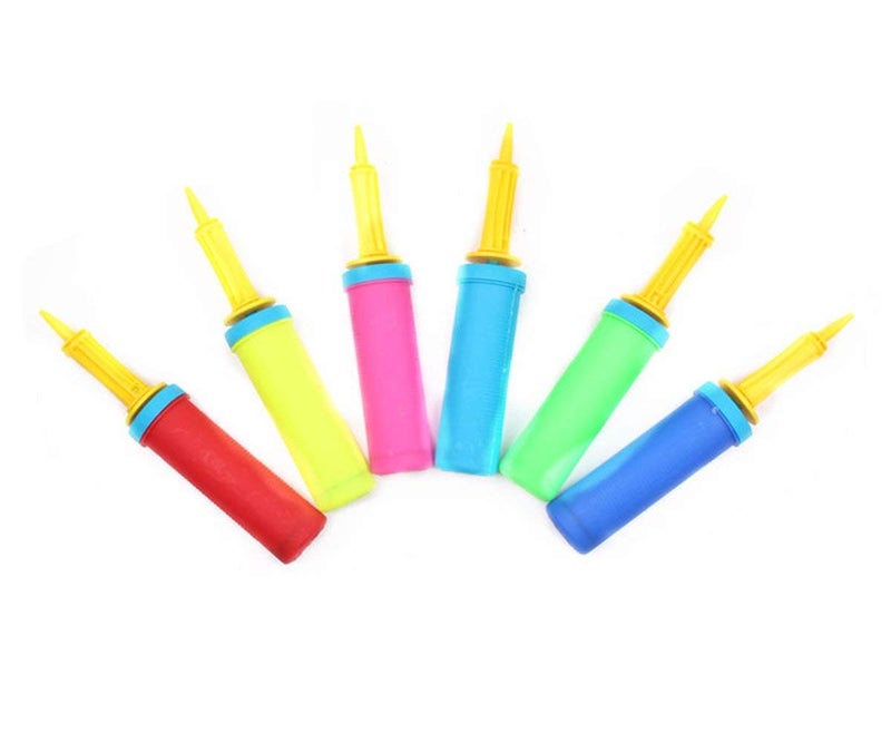 HK balloons Double Action Fast Plastic Balloon Pump - 1 Piece|Multicolor - Image 2
