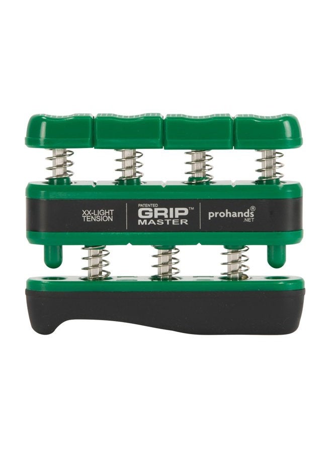 PROHANDS Gripmaster Hand Exerciser, Finger Exerciser (Hand Grip Strengthener), Spring-Loaded, Finger-Piston System, Isolate and Exercise Each Finger, (1.5 lb XX-Light Tension, Green-Gripmaster) - Image 4