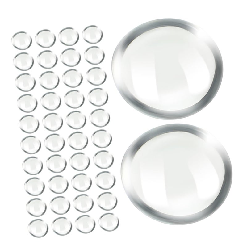 Transparent Aquarium Beads 200pcs Clear Rocks for Fish Tank Decor and Flower Pot Filler - Image 2