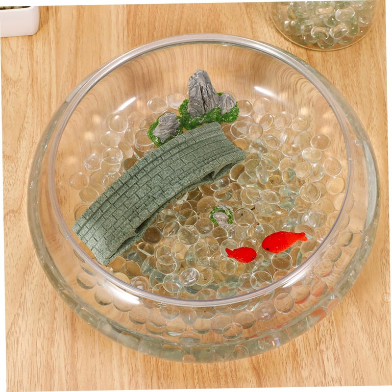 Transparent Aquarium Beads 200pcs Clear Rocks for Fish Tank Decor and Flower Pot Filler - Image 5