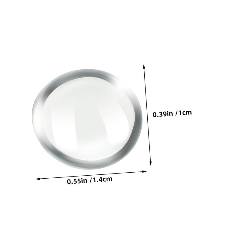 Transparent Aquarium Beads 200pcs Clear Rocks for Fish Tank Decor and Flower Pot Filler - Image 3