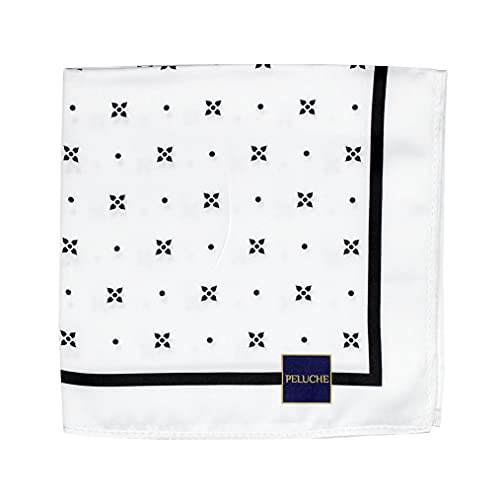 Peluche Floral Polka Dots Pocket Square For Men - Image 1