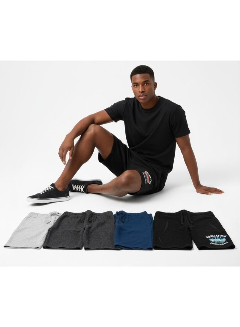 general SHORTS MENS BODY FRENCH TERRY FASHION HT/BB-SHFR-44-GREY - Image 1