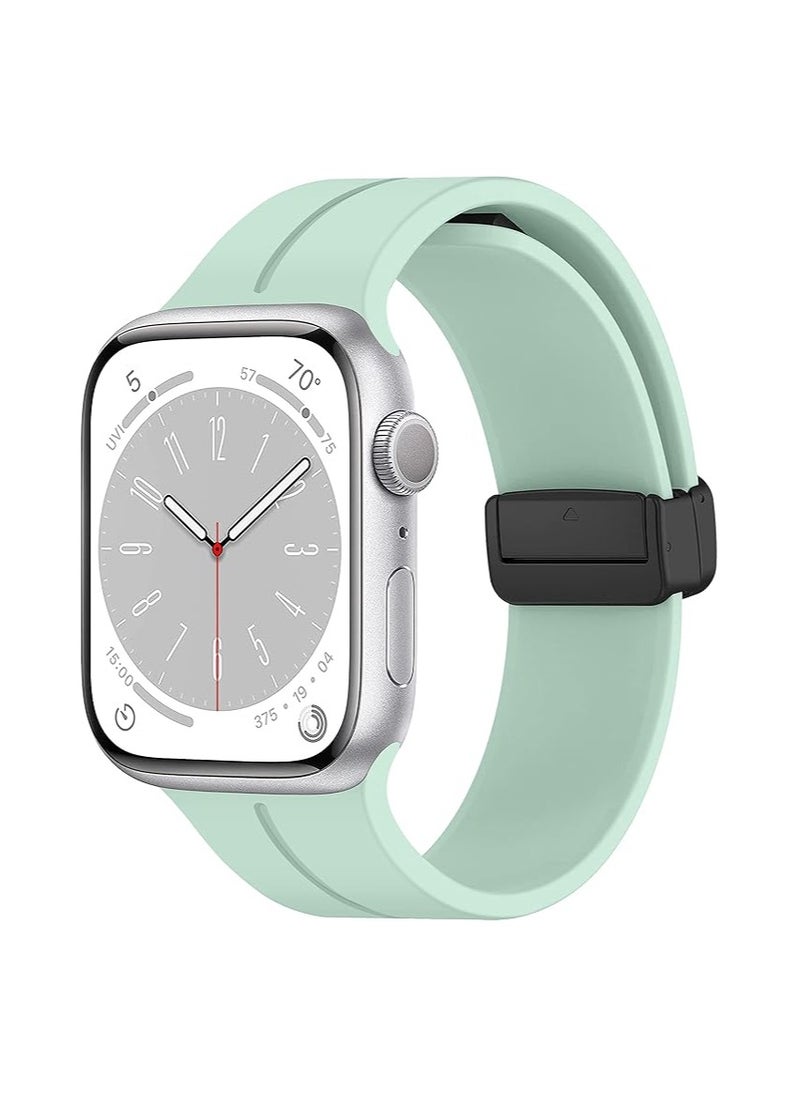 FARROBIZZ - Apple Watch Band 41mm 40mm 45mm 44mm 49mm 38mm 42mm Women men,Silicone Sport Strap Replacement WristBands for Apple Watch Series 9/ultra 2/8/ultra/7/SE/SE 2nd/6/5/4/3/2/1,iWatch Bands - Image 1