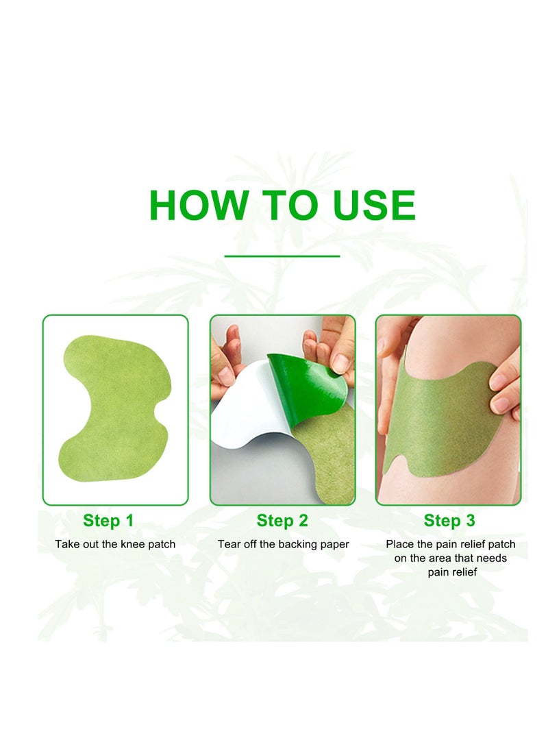 Sefudun 12 Pieces Knee Pain Relief Patches,Warming Herbal Plaster Arthritis Pain Patches,Heat Patches for Knee Pain Relief and Inflammation,Long Lasting Relief of Joint Pains  - Image 3