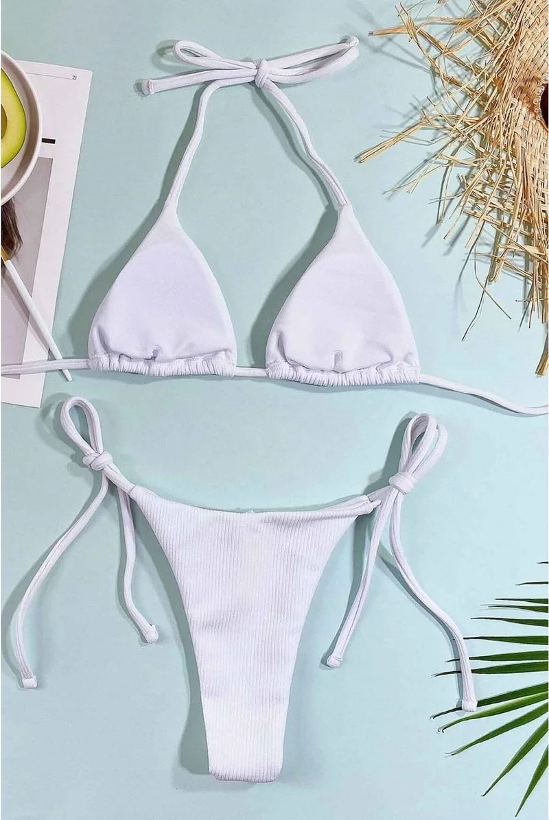 Angelsin Tie-Up Bikini Set