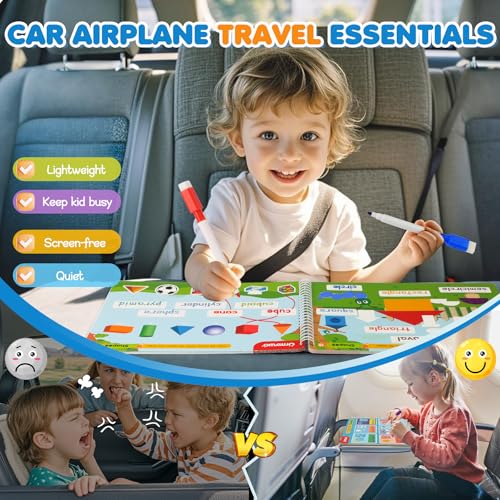 URMYWO Preschool Learning Activities Kindergarten Workbooks, Toddler Alphabet Learning Educational Toys for 2 3 4 5 Year Old, Pre k Montessori Handwriting Practice, Tracing Activity Books for Kids Ages 3-8 - Image 5