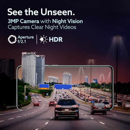 AGARO Alpha Car Dash Camera, Dashboard Recorder, 3MP, 140 Degree Wide Angle, F2.1 Aperture, Full HD, Voice Recorder, 128 GB Micro SD Card Support, Night Vision, G Sensor, Wifi, Loop Recording, DIY Set Up - Image 5