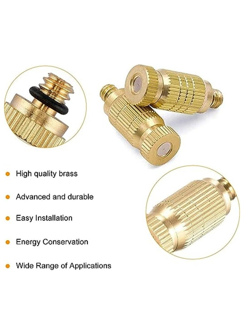 High Pressure Atomizer Nozzle, Garden Brass Misting Nozzles for Outdoor Cooling System, Landscaping, Greenhouse Irrigation, Air Humidification, Anti-Drip Fogging Spray Head, 0.3mm, 20 Pcs - pzsku/Z4068995988B08E07986EZ/45/_/1724497391/9b95a1ad-17bf-40be-b61c-17fd5674316d