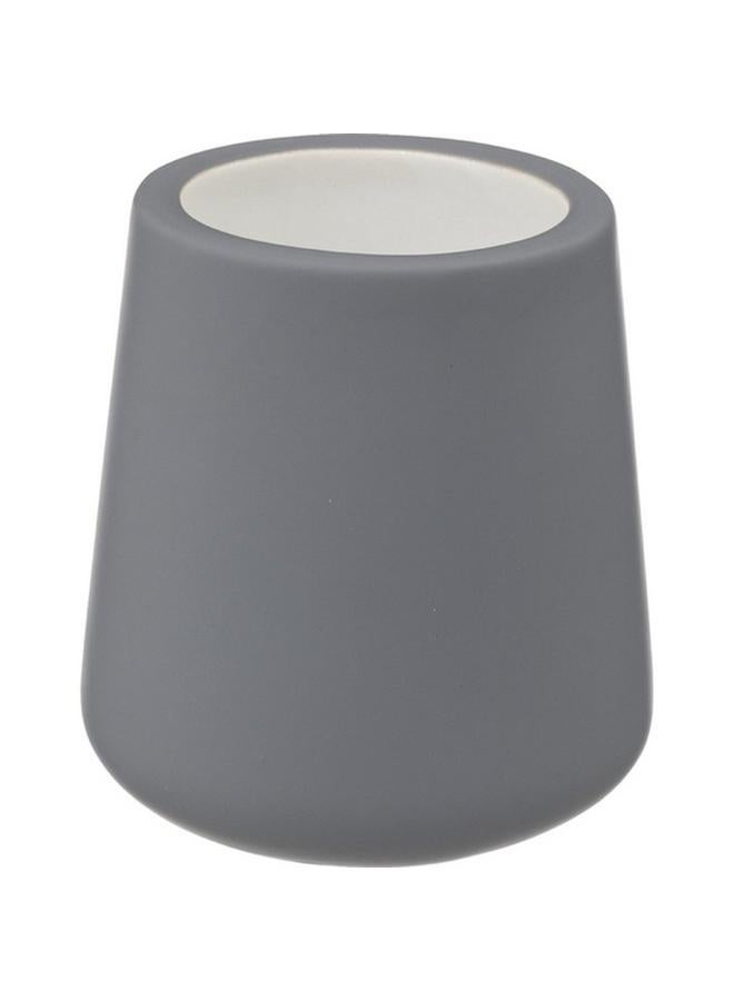 Five Simply Smart High Quality Sandstone Toilet Brush With Holder Grey And Silver 174878H - Image 3