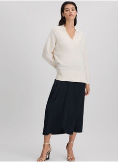 REISS Mesh Wrap Skirt  - Image 5