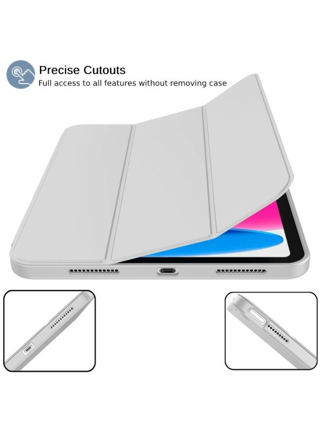 for Honor Pad X8a 11 Inch Case Cover, Auto Wake/Sleep, Comfortable Skin Touch, Slim Trifold Stand Protective Cover with Soft TPU Back，Grey - Image 4