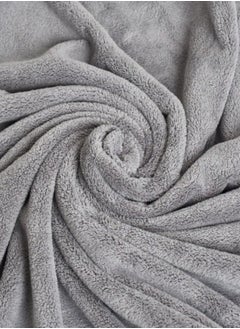 lanozan Hair Towel Size 75*28*1.5cm Grey  - Image 4