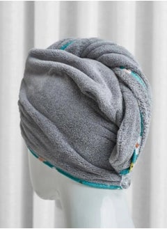 lanozan Hair Towel Size 75*28*1.5cm Grey  - Image 3