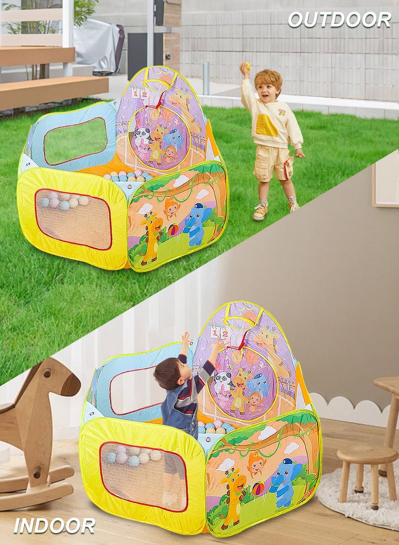 Sharpdo Kids Ball Pit Pool Play Tent, Toy Ball Play Pool Foldable Play Tent for Kids Toddlers Girls Boys Indoor and Outdoor, Balls Not Included. - Image 5