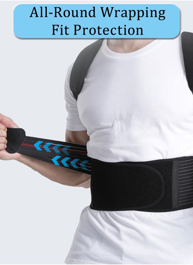 MLADEN Back Brace Posture Corrector for Women and MenAdjustable Full Back Support Providing Shoulder Neck Back Pain Relief Scoliosis/Hunchback/Hump/Thoracic/Spine Corrector  - Image 4