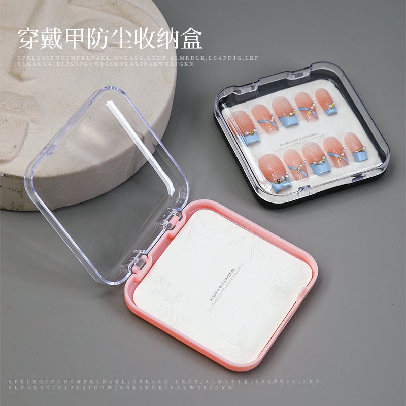 Manicure Wearable Nail Dustproof Storage Box Work Display Board Transparent Multifunctional Finished Nail Storage Tools - Image 3