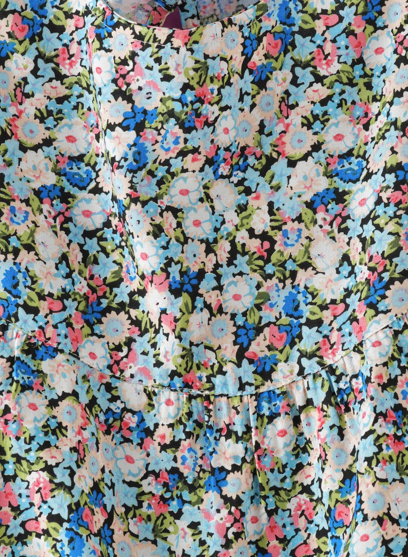 Jelliene Blooming Beauty: Girls' Breezy Viscose Blouse Chic Style & Springtime Comfort