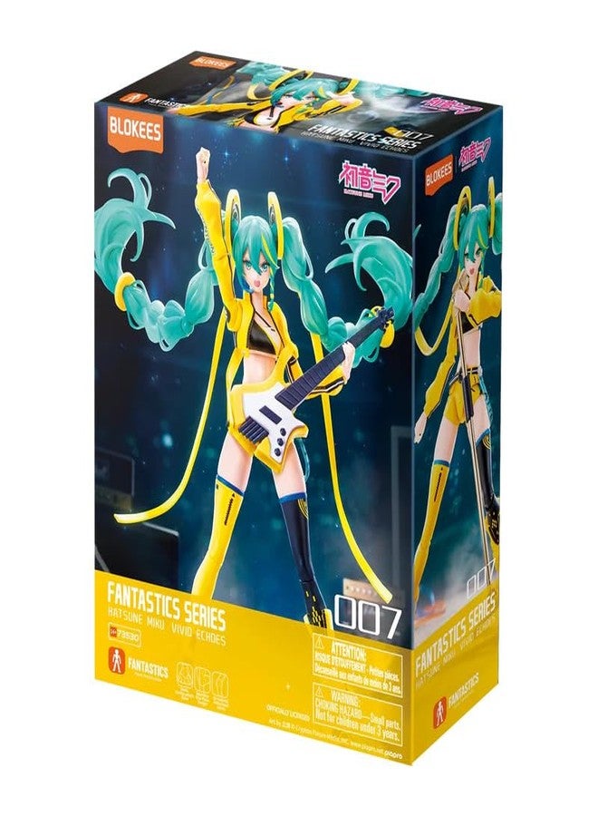 BLOKEES Miracle Edition Hatsune Miku Dynamic Sound Glow Ver. Pre-assembled Model Kit - Image 4