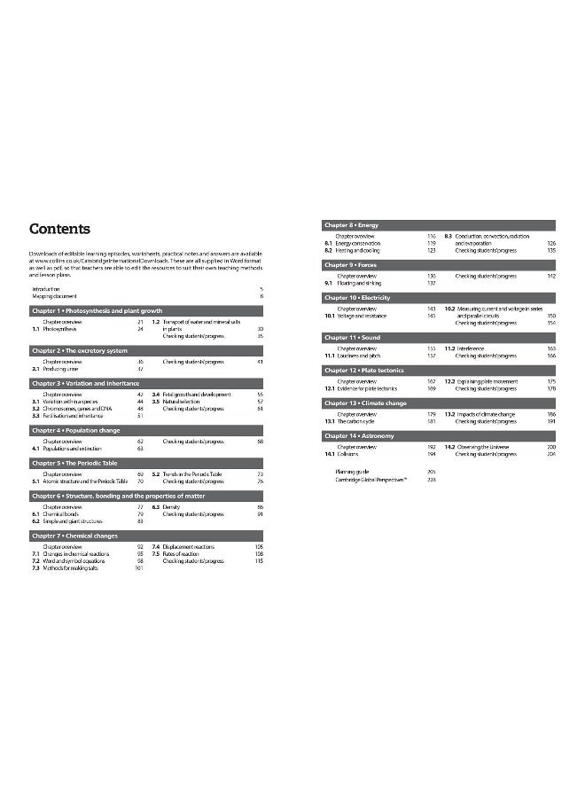 Collins Lower Secondary Science Teacher’s Guide: Stage 9 - Image 2