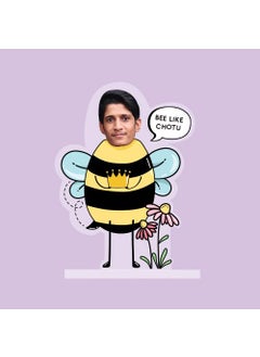 CONFETTI GIFTS Confetti Gifts Customized Acrylic Photo Bee Standee 375 x 45 inches Birthday Gift for women sister friends Personalized Gift for Kids Funny Photo Frame Caricature Standees for your Siblings  - Image 2