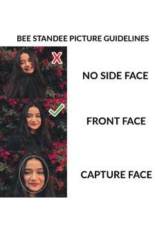 CONFETTI GIFTS Confetti Gifts Customized Acrylic Photo Bee Standee 375 x 45 inches Birthday Gift for women sister friends Personalized Gift for Kids Funny Photo Frame Caricature Standees for your Siblings  - Image 4