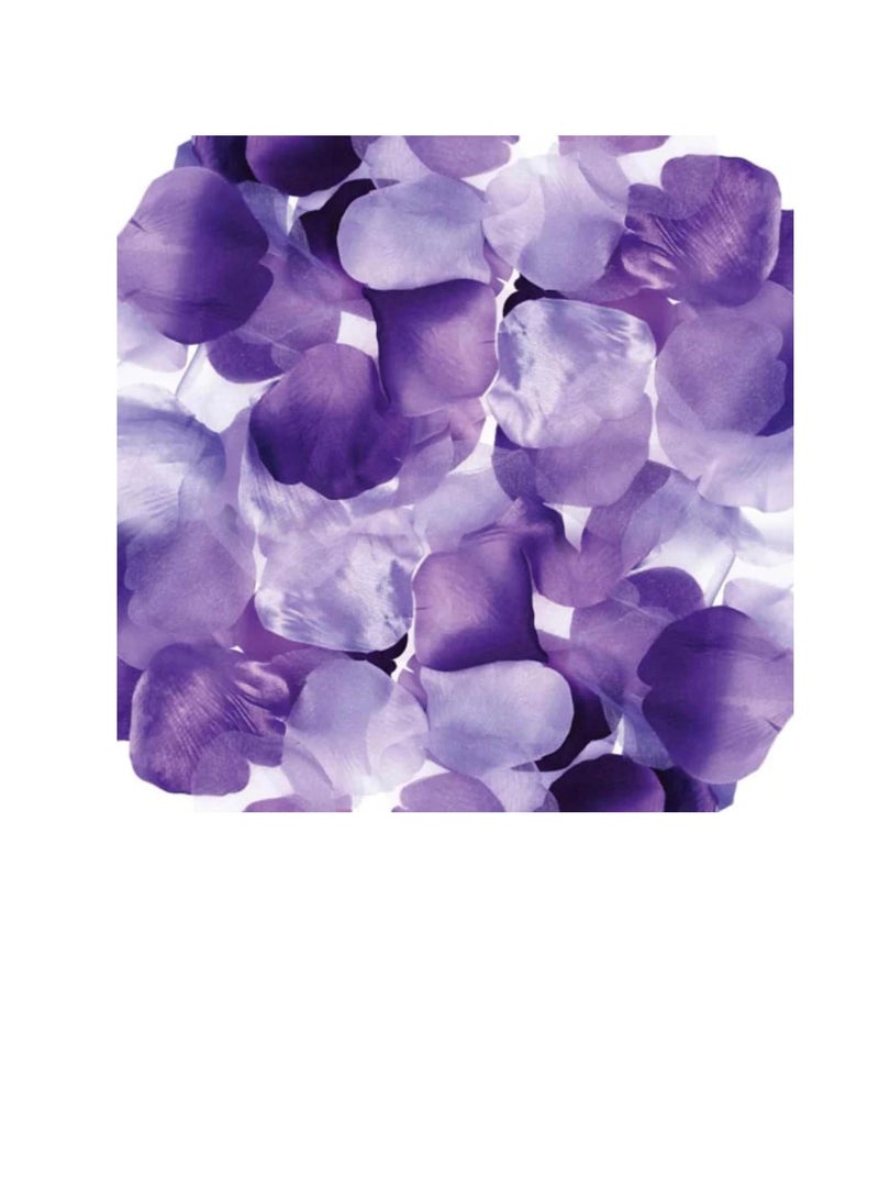 بتلات ورد فضفاضة أرجوانية 300 قطعة - Image 2