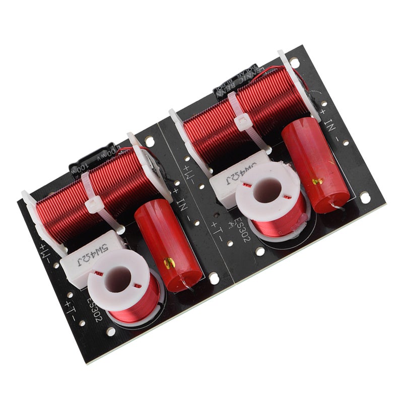 2Pcs Speaker Frequency Divider 2 Way 2 Unit Hi-Fi Sound Filter Audio Module Board - Image 2