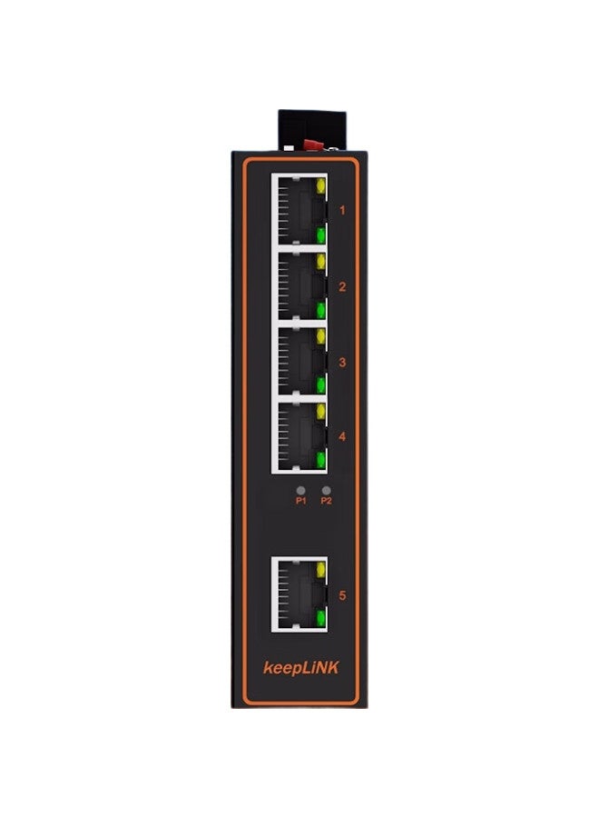 Keeplink Kp-9000 Industrial Switch, 5-Port, 100Mbps, Din Rail, Unmanaged - Image 3