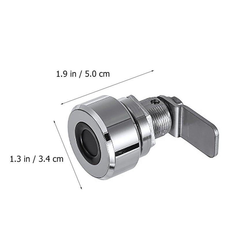USB Rechargeable Electronic Fingerprint Drawer Lock Metal Smart Cabinet Security Accessory - Image 3