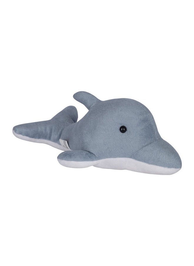 ERRECOM Ultra Stuffed Baby Shark Soft Toys Birthday Gifts for Kids Girls Boys (Grey Dolphin)  - Image 1