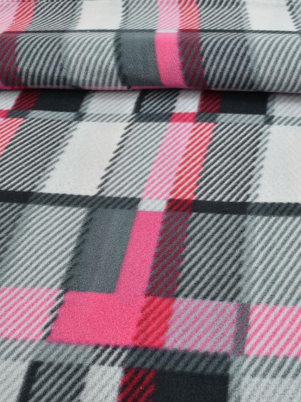 MORADO MORADO Double Bed Woolen Fabric Checkered Quilt CoverDuvet CoverRajai CoverBlanket Cover for Winter 90100 Inches Grey - Image 3