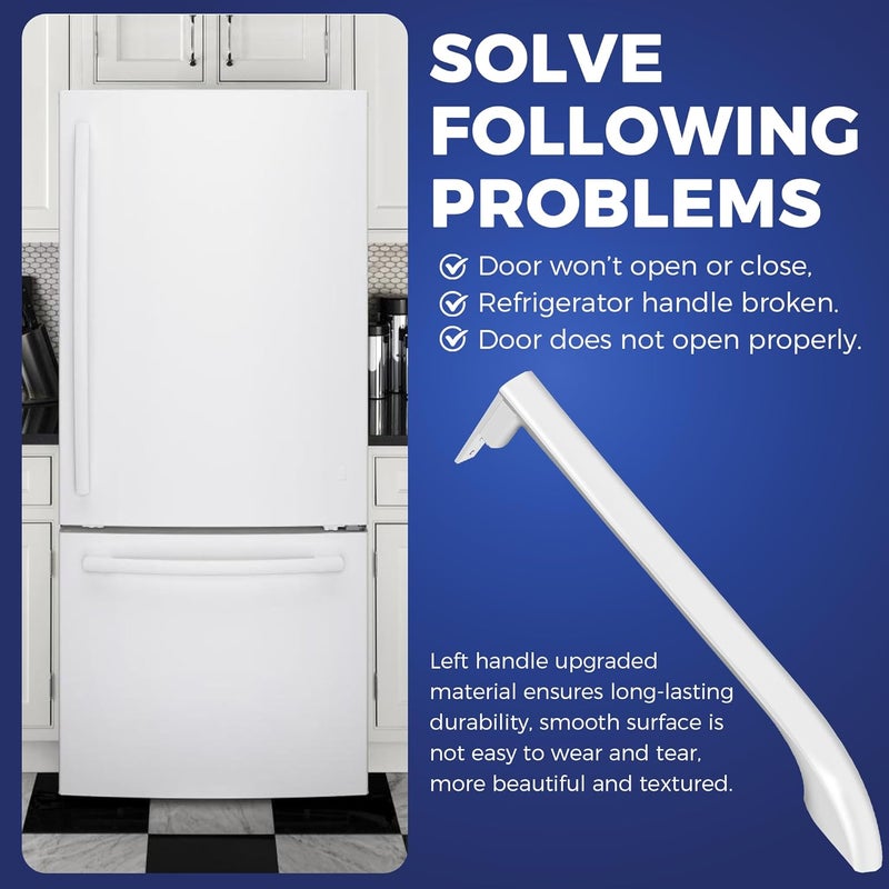 Romalon 5304486359 Refrigerator Door Handle 16 3/4" Replace 5304506469 5304504507 5304497105 AP6036330 242059504 Freezer Side FFTR1814QW4A FFTR1821QW0 FFTR1821QW1 FFTR1814QW3 LFTR1814LWK - Image 5