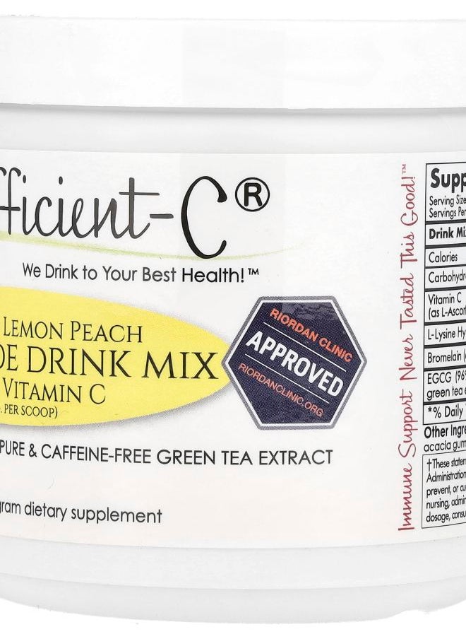 Sufficient-C High Dosed Immune-Ade Drink Mix Lemon Peach 125 g  - Image 2