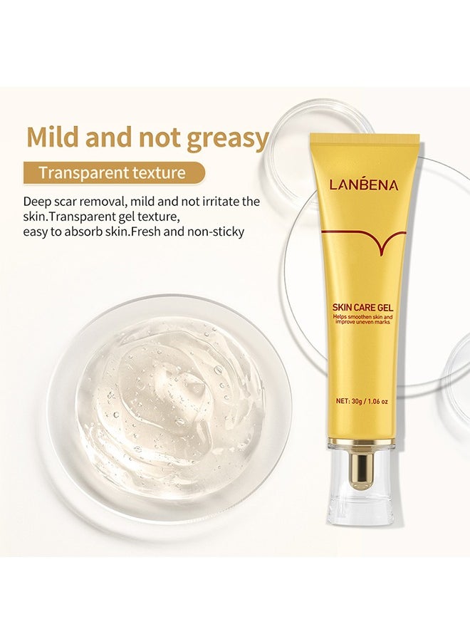 LANBENA - Skin Care Gel,Herbal repair scar cream 30g, scar gel, skin repair gel, natural plant ingredients, effectively repair old and new scars, burns, stretch marks, acne, sunburn (30g) - Image 1