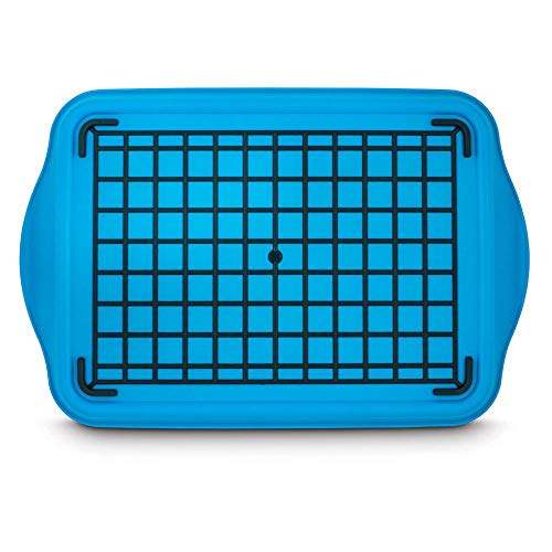 Freelance Anti Slip Serving Tray - 44 x 29 cm - Blue - Non-Slip Rubber Surface, Break-Resistant - Versatile Anti Skid PP Plastic Kitchen & Dining/Coffee Table Trays for Breakfast/Food/Tea - Image 3